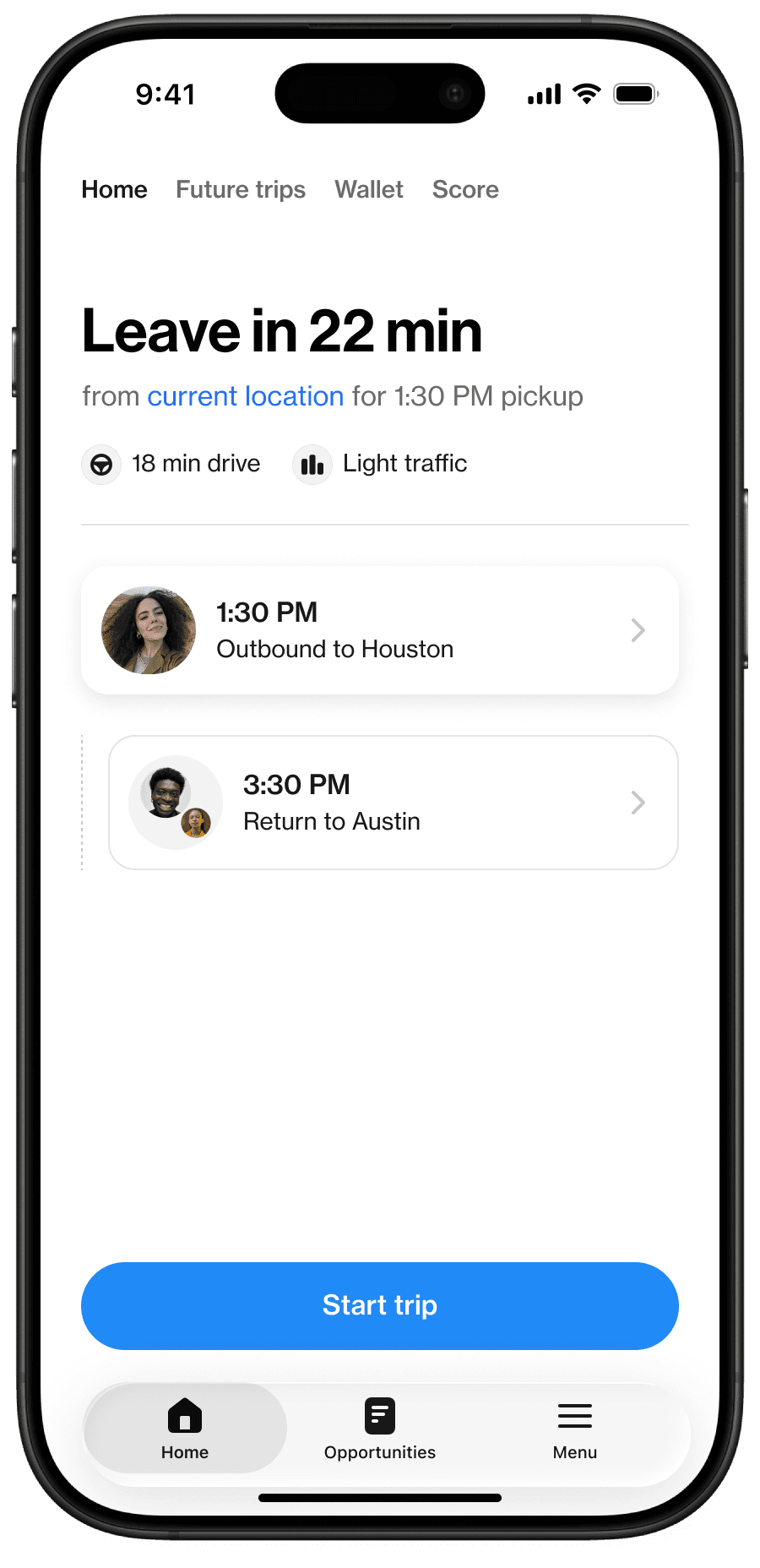 Hitch driver app
